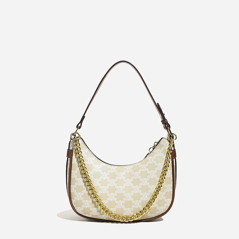 Classic Elegant Handbags For Ladies, Leather Tote Bag By Famous Designer, Women's Shoulder Bag Luxury Brand
