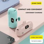 Mini Portable Power Bank 30000mah Capsule Mobile Power Supply Emergency External Battery Fast Charger For Type-c Iphone 2025 New