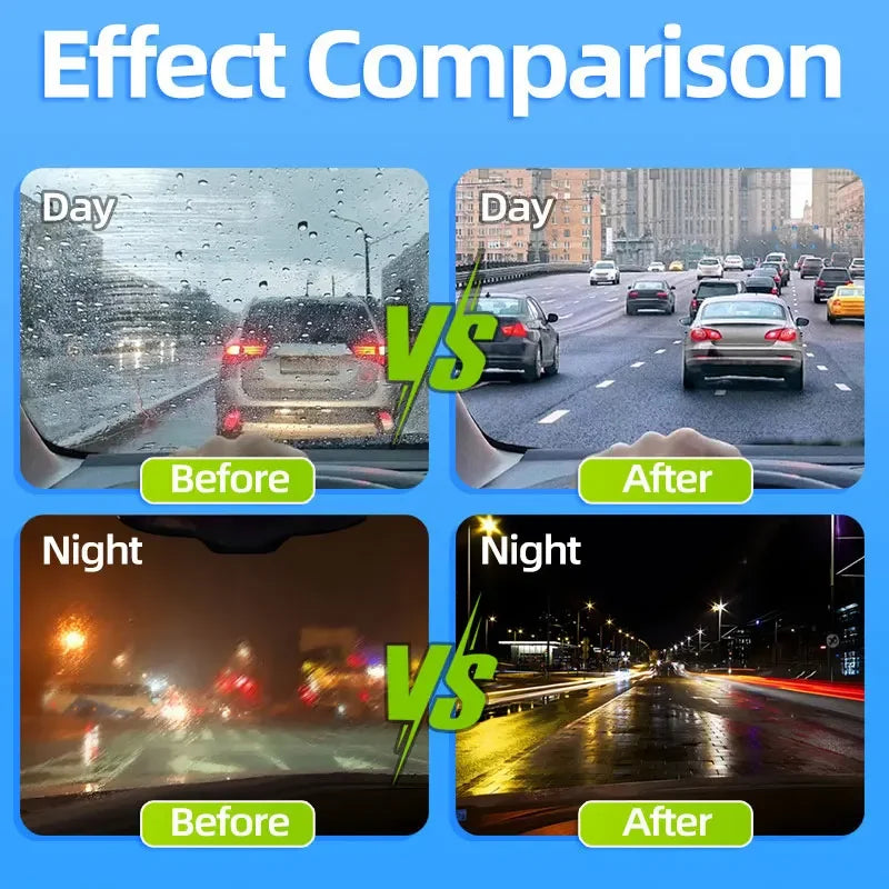 Window Cleaner Oil Film Brush Removal Cleaner Supplie Car Glass Oil Film Brush Glass Sponge Clean Glass Windshield Glass Scraper