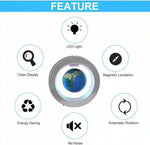 Russian 3 Inch Magnetic Globe Lamp with LED Light,Blue Magnetic Globe Floating for Kids Christmas New Year Gifts