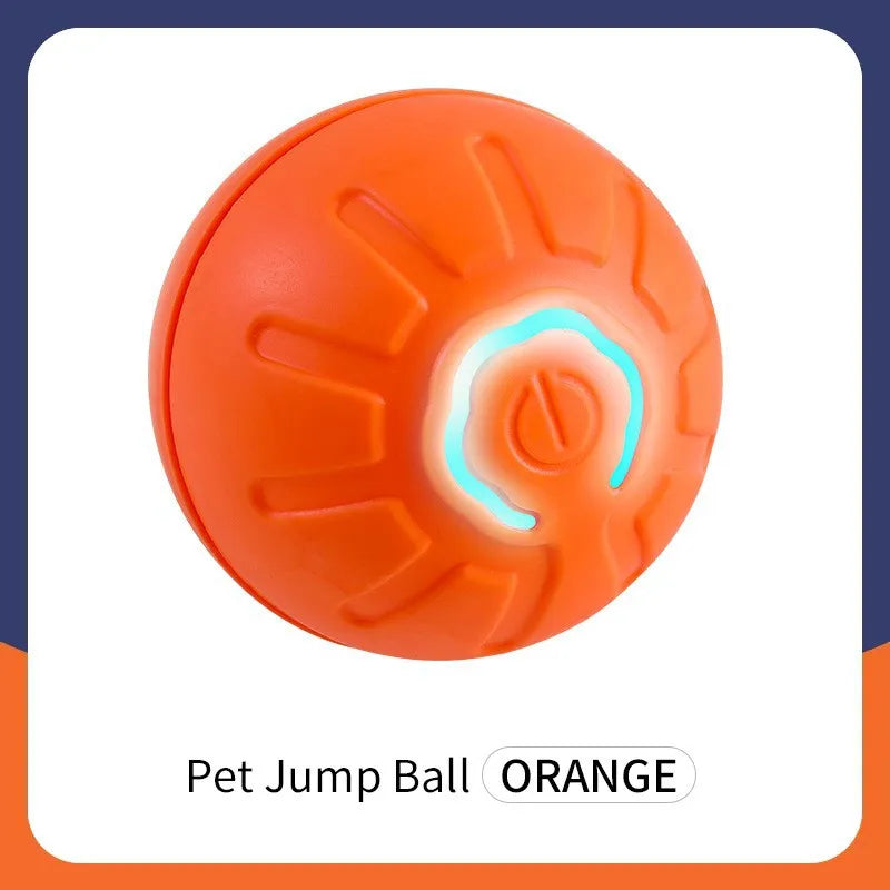 New Smart Pet Toy Ball Electric Interactive Game Automatic  Jumping Rolling Ball Rechargeable Moving Puppy Cat Entertainment Toy