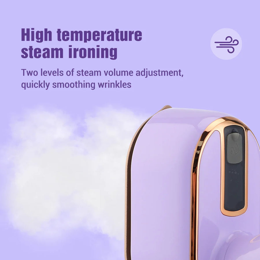 Mini Garment Steamer Portable Folding Handheld Steam Iron Home Travelling For Clothes Ironing Wet Dry Ironing Machine
