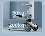 Scooter Voor Kinderen Vouwen 3 Wiel Skateboard Driewieler Baby Draagbare Kinderwagen Hoverboard Speelt Muziek Balans Multimodaal