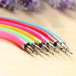 1PC Random Color Creative Bangle Bracelet Bending Circle Ballpoint Pen Wristband Gel Pen Student Gift Stationery Writing Tools
