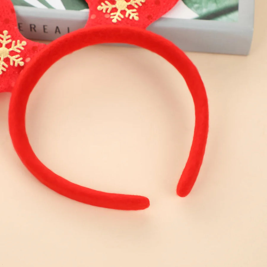 Christmas Headbands for Adults Children Deer Antlers Elk Hair Accessories Festive Atmosphere Party Decorations Props Headbands