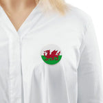 Flag Of Wales Pin Back Buttons for Bags Customizable Welsh Dragon Badges Brooches Pinback