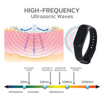 ‌Xiaomi Wearable Mosquito Repellent Unisex Wristband Physical & Ultrasonic Non-Chemical For Home & Outdoor Includes 2 Batteries