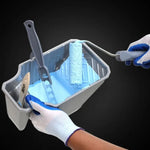 Wall Painting Easy-Grip Painting Bucket PP Large Capacity Handheld Paint Cup Grey Durable Holding Paint Cup Decorating