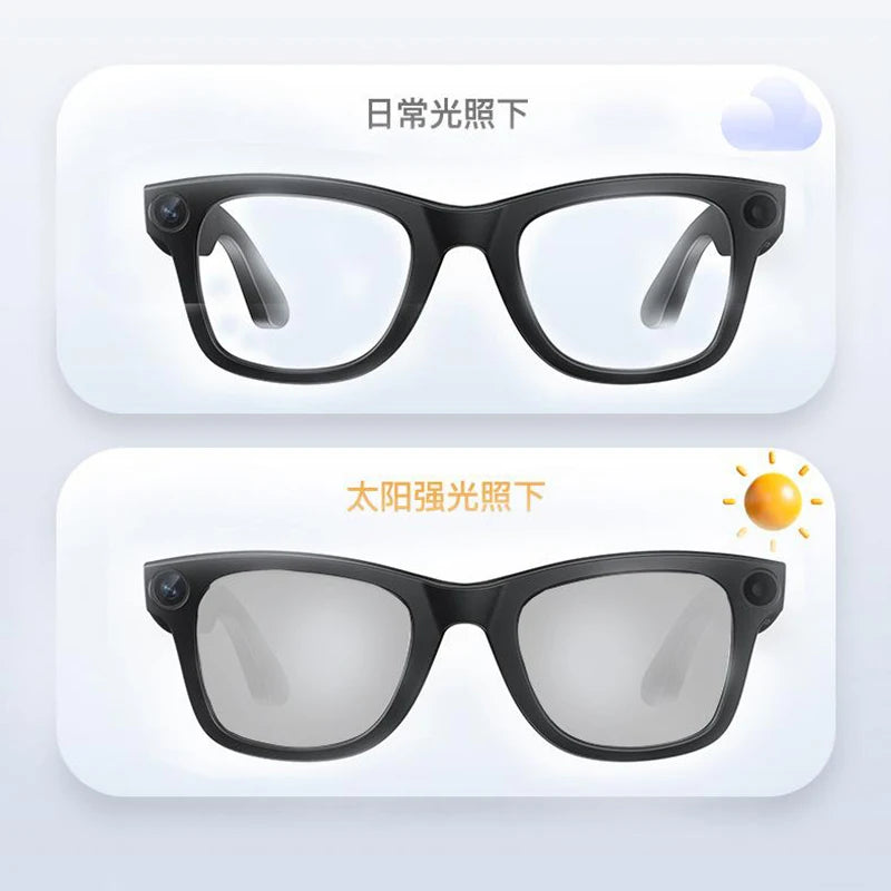 Xiaomi 800w Pixel Intelligent AI Glasses Micro Camera Photography Video Recording Voice Call Translation Gradient Sunglasses