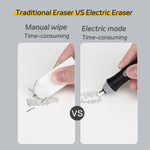 Electric Erasers Less Rubber Crumb Thick/Thin Rubber can be Changed Simple Korean Stationery Safe and Efficient School Supplies
