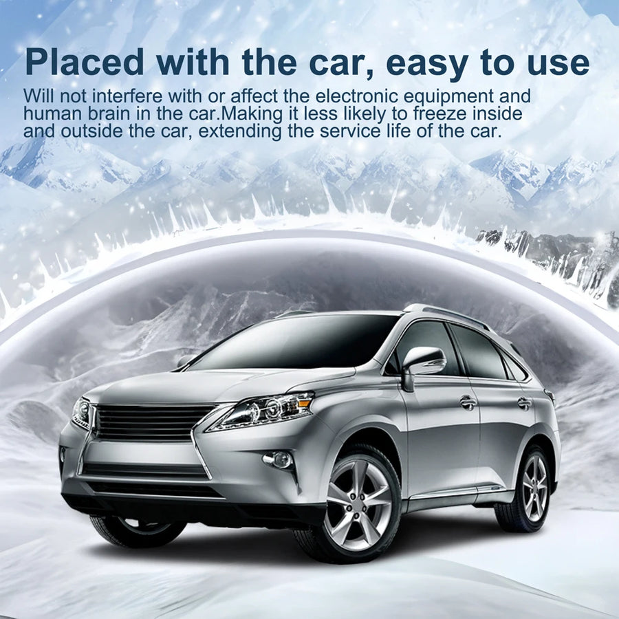 1-10pcs Car Window Glass Anti-ice Snow Remover Solar/USB Antifreeze Snow Removal Instrument Winter Deicing Device Car Defroster