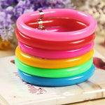 1PC Random Color Creative Bangle Bracelet Bending Circle Ballpoint Pen Wristband Gel Pen Student Gift Stationery Writing Tools