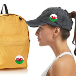 Flag Of Wales Pin Back Buttons for Bags Customizable Welsh Dragon Badges Brooches Pinback
