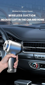 Wireless Car Vacuum Cleaner Strong Cordless Cleaner Suction Handheld Auto Vacuum Home&Car Dual Use MiniVacuum Cleaner Appliance