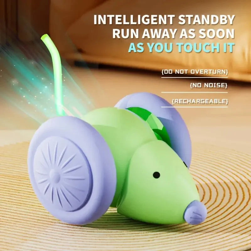 Smart Cat Toys Balls Automatic Interactive Pet Electric Rolling Teaser USB Rechargeable Kitty Moving Bouncing ball Mouse Car toy