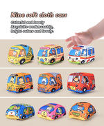 Soft Fabric Car Toy for Babies - Tear-Resistant Cloth Book with Storage Bag and Play Mat, Early Learning Travel Sensory Toy Gift