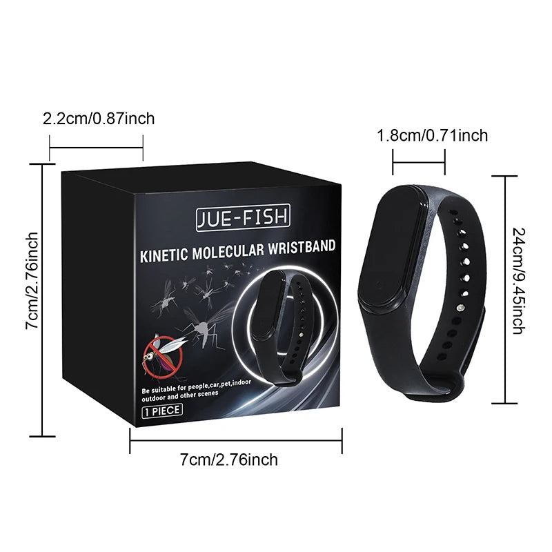 ‌Xiaomi Wearable Mosquito Repellent Unisex Wristband Physical & Ultrasonic Non-Chemical For Home & Outdoor Includes 2 Batteries