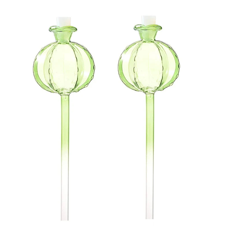 Glass Automatic Plant Watering Bulbs Shape Flower Plant Water Dripper Lightweight Houseplant Device Drip Irrigation System