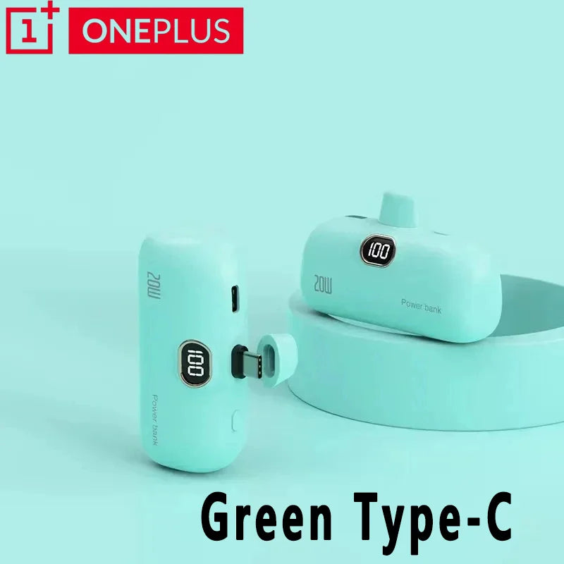 OnePlus 300000mAh Wireless CCC Certification Power Bank Capsule Mobile Power Supply Emergency Fast Charging External Battery