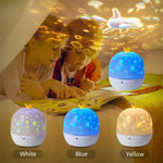 Star Projector 6 OceanWave Patterns Water Light Projector For Bedroom Home  Nebula starry light Wedding Christmas Decor lights