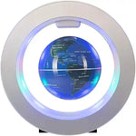 Russian 3 Inch Magnetic Globe Lamp with LED Light,Blue Magnetic Globe Floating for Kids Christmas New Year Gifts