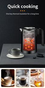 500ML Portable Travel Electric Kettle Tea Coffee Stainless Steel Water Boiler Pot For  Hotel Family Travel kitchen Smart kettle