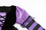 Halloween Vampire Costume for Kids Girls Devil Witch Gothic Ghost Bride Clothes Demon Bride Queen Cosplay Carnival Party Dresses