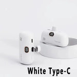Mini Portable Power Bank 30000mah Capsule Mobile Power Supply Emergency External Battery Fast Charger For Type-c Iphone 2025