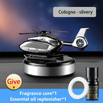 Car Solar Powered Rotation Helicopter Airplane Air Freshener Solar Helicopter Interior Perfume Trim Diffuser Rotary Aromatherapy