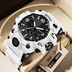 Men's Junior High School Student Fashion Trend Black Technology Sports Glow Men's Electronic Watch
