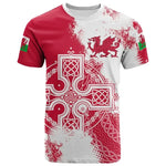 Wales Flag 3D Print Football T-shirt For Men Clothing Summer Casual Sports Short Sleeve T Shirts Wales Map Pattern Men's Tees