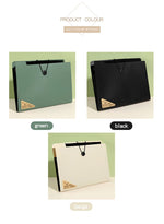 Three Colors Horizontal A4 Folder Students Office Business Trip Multi-layer Large Capacity 5/8/13 Layers Storage Organ Bag