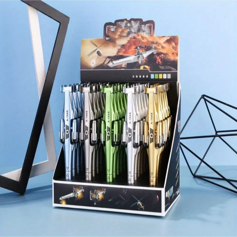 Creative Aircraft Airplane Gel Pen Funny Fashion Deformation Toy Foldable Rleaxing Ballpoint Pen Stationery