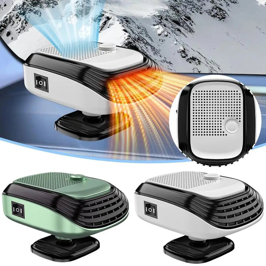Car Winter Fast Heating 120w Electric Heated Fan Auto Windshield Defogging Heating Cooling Truck RV SUV Travel Camper Tools