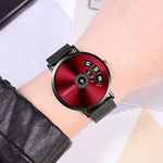 Student men's watch trend new red fashion durable cool handsome gentleman leisure business men's watch