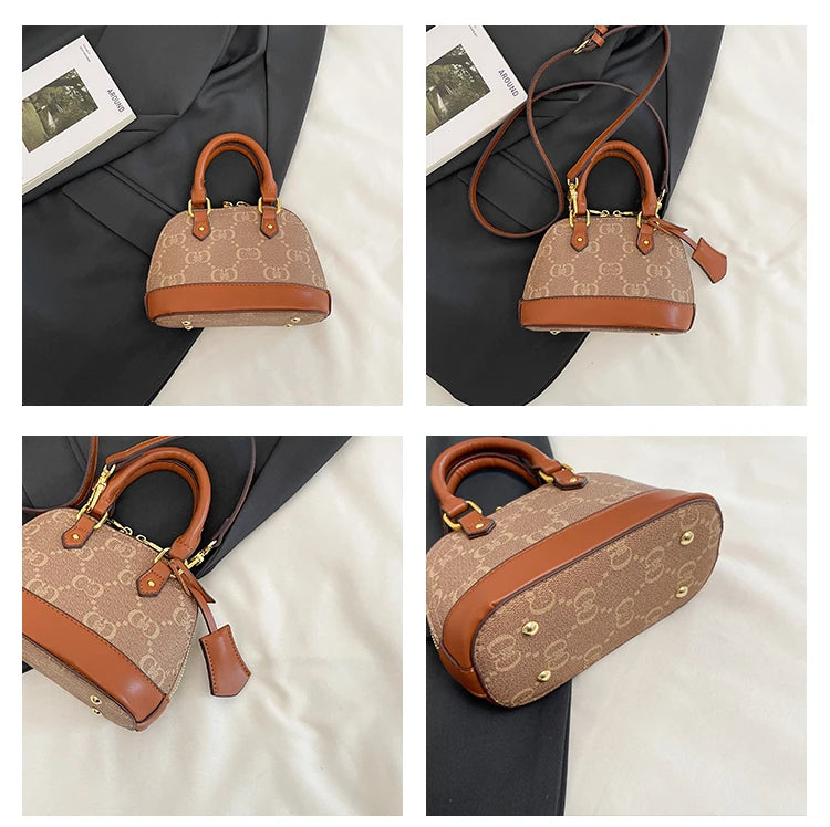 High-Quality Ladies Shoulder Bag, Stylish Leather Handbags For Women Featuring Famous Designer Elegant Details