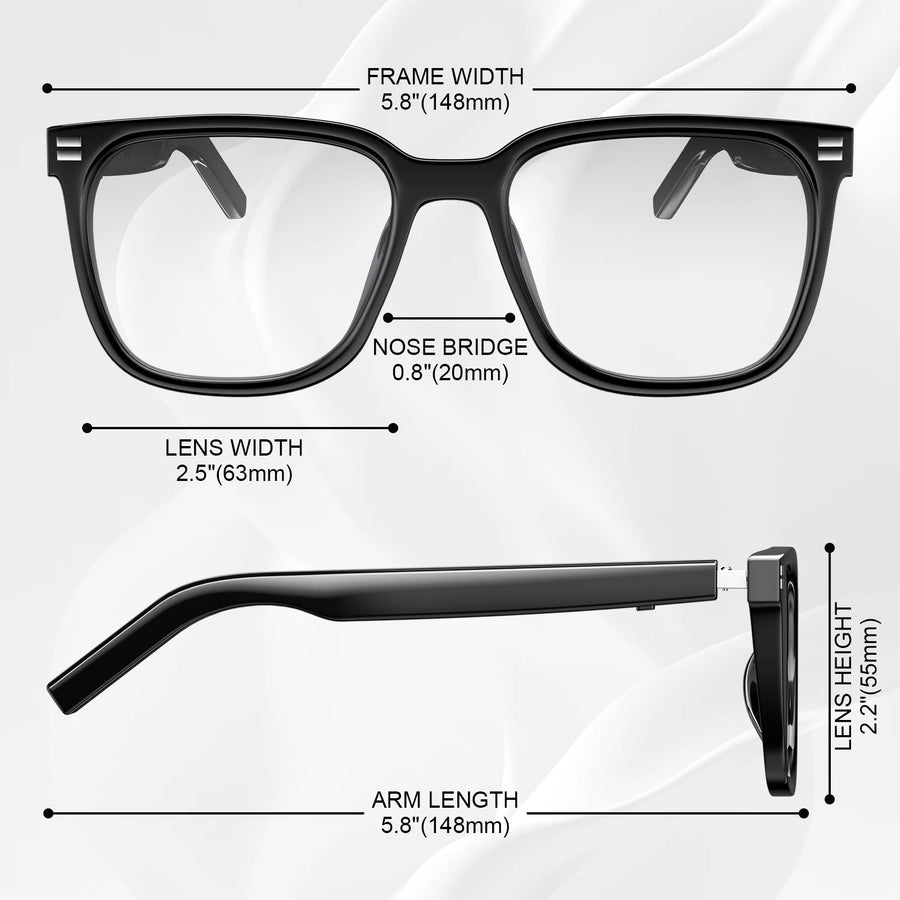 XIAOMI Anti Blue Light Smart Glasses UV Protection Photochromic Sunglasses Hands-Free Calls Audio Voice Assistant for Men Women