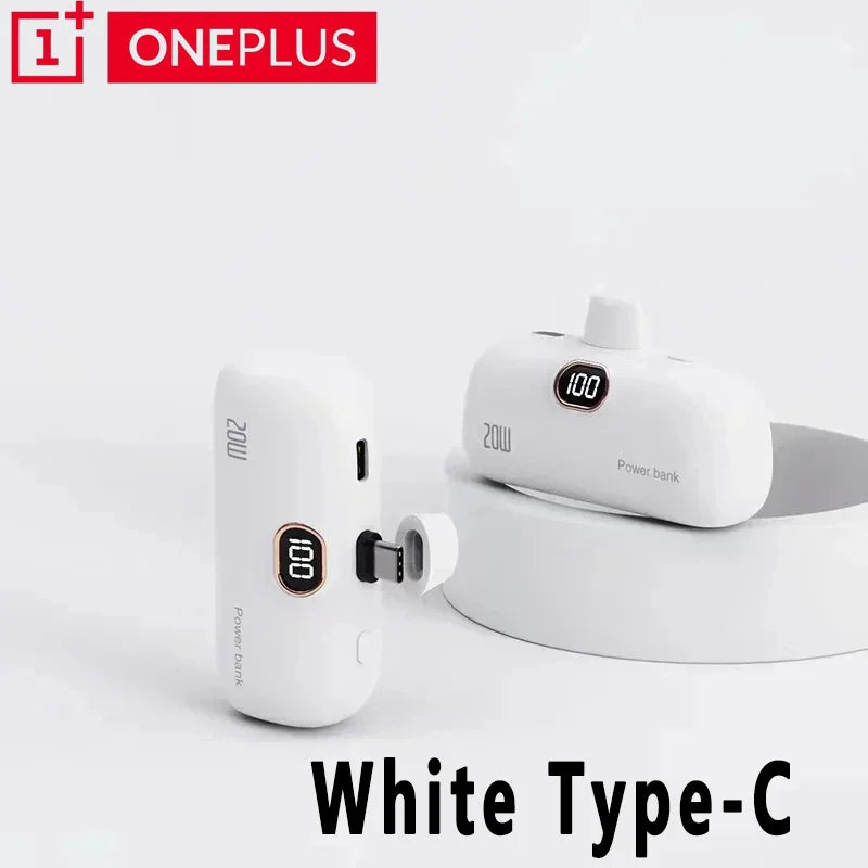 OnePlus 300000mAh Wireless CCC Certification Power Bank Capsule Mobile Power Supply Emergency Fast Charging External Battery