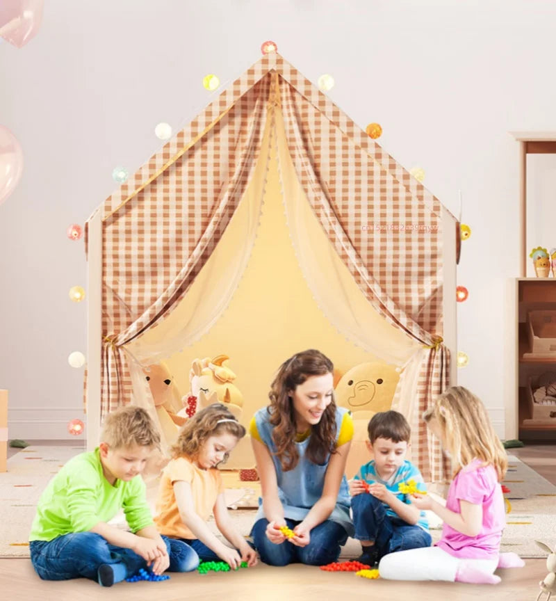 Large Kid Toys Tent Princess Castle Play House Children Small House Folding indoor outdoor Play tent Baby Tent