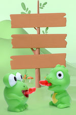 Pinch Frog Dinosaur Sticking Tongue Out Toys Funny Sensory Stress Relief Fidget Toys Cat Toys School Gifts for Kids Children