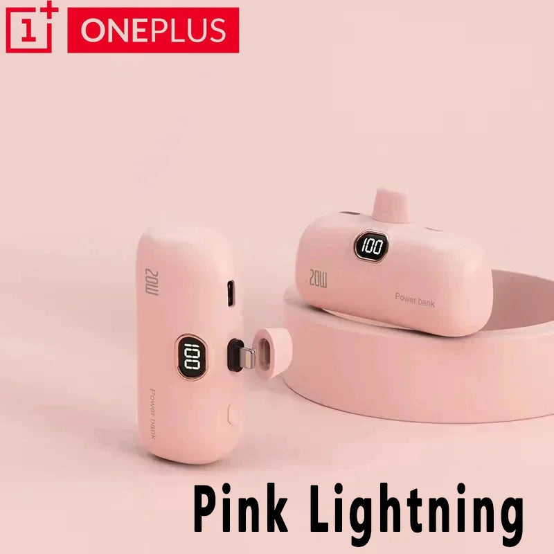 OnePlus 300000mAh Wireless CCC Certification Power Bank Capsule Mobile Power Supply Emergency Fast Charging External Battery