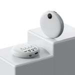20000mAh Mini Powerbank Portable Round Self-wired  Fast Charging High Capacity Digital Display Power Bank For Iphone Xiaomi