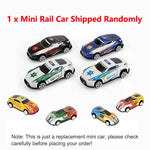 Racing Toys Track Stunt Speed Car Wheels DIY Rail Kits Assembled Model 18pcs Boys Girls Children Gift for Kid Christmas Present
