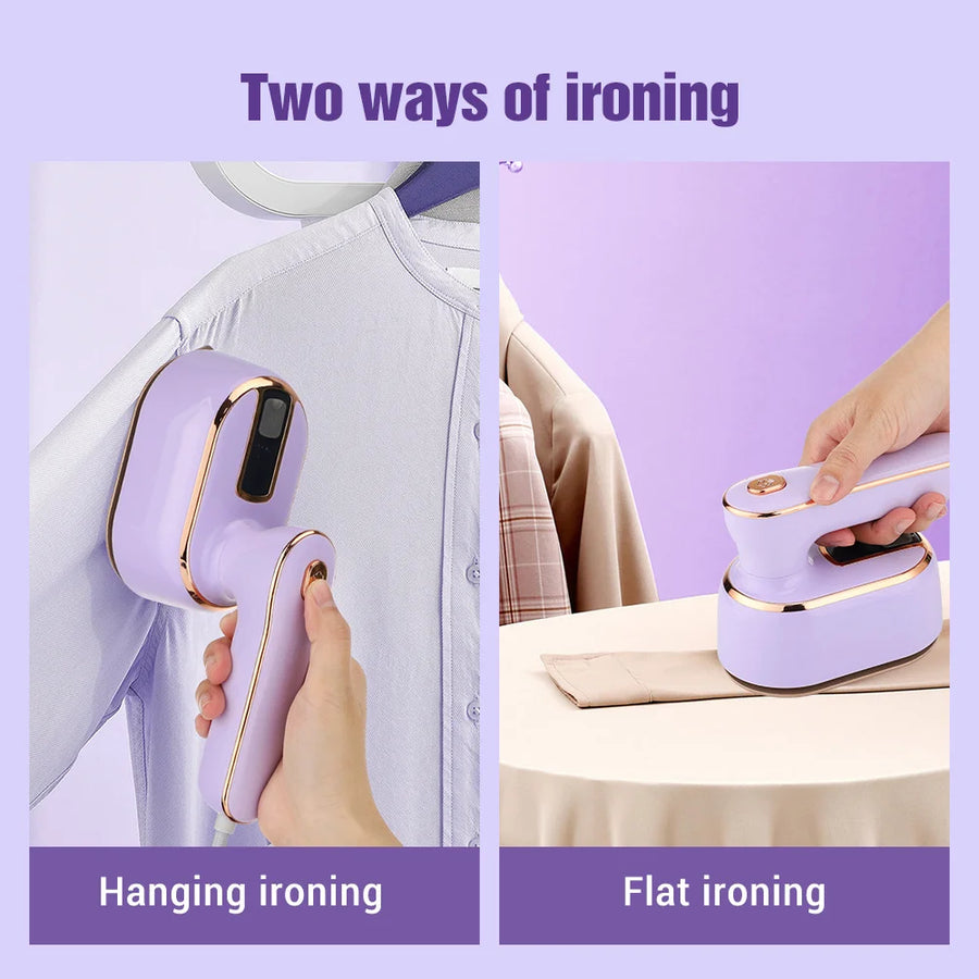 Mini Garment Steamer Portable Folding Handheld Steam Iron Home Travelling For Clothes Ironing Wet Dry Ironing Machine
