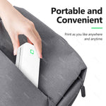 Inkless A4 Portable Thermal Printer Supports A40 Thermal Paper Bluetooth Wireless Mobile Travel Printers for Car & Office Use