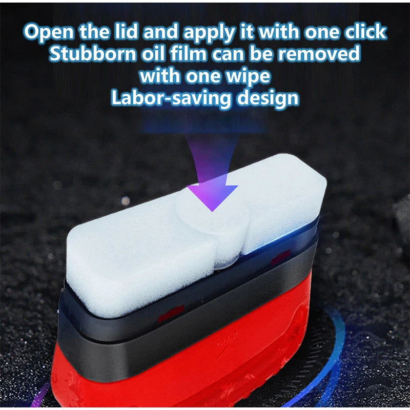 Window Cleaner Oil Film Brush Removal Cleaner Supplie Car Glass Oil Film Brush Glass Sponge Clean Glass Windshield Glass Scraper