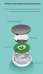 OPPO Smart Airtag Bluetooth 5.3 GPS Tracker Work with Android iOS System Air Tag Tracker Mini Locator Kids Bag Key Wall Finder