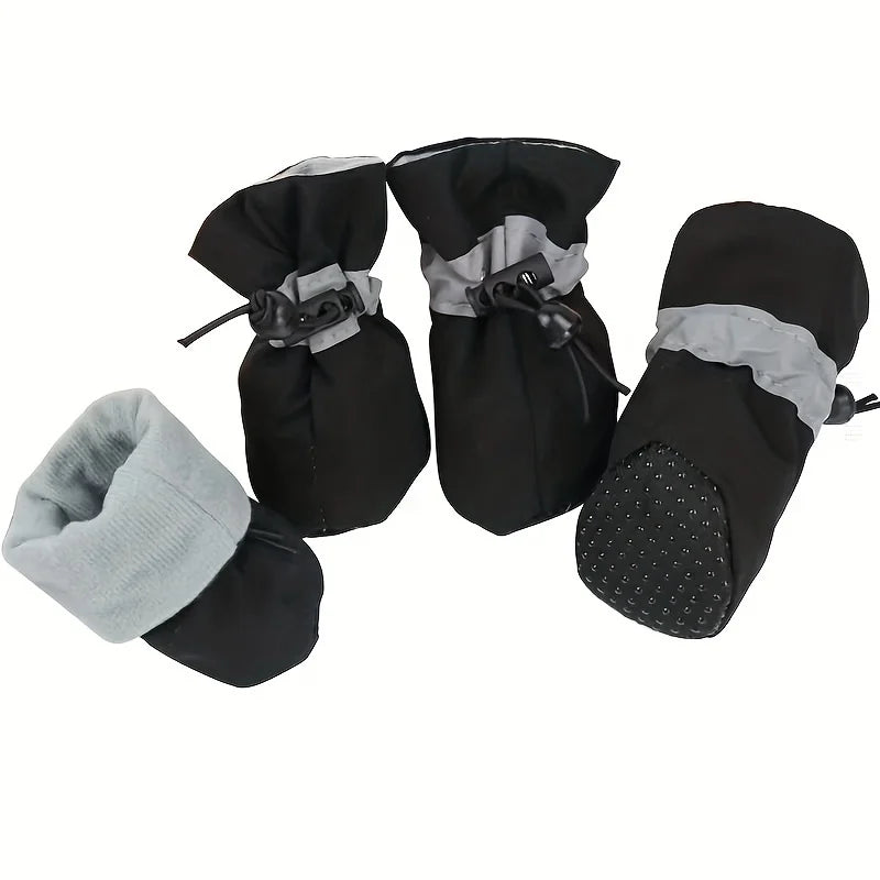 [Waterproof Soft Bottom Dog Boots] Pet Dog Shoes Puppy Outdoor Soft Bottom for Cat Chihuahua Rain Boots Waterproof Boots Perros