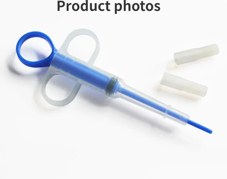 Pet Pills Applicator Cats Dogs Syringe Medicine Feeder Insect Repellent Supplies Can Clip Pills Cats and Dogs Pet Water Feeder