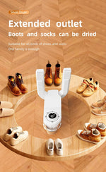 Intelligent Timer Shoe Dryer  Adjustable Dryer Quick Drying Deodorizing Sterilizing Shoe Dryer Household Shoe Warmer Heater